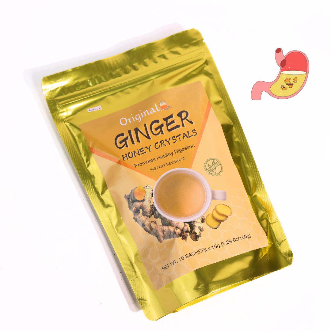 GINGER HONEY CRYSTALS - 10 SACHETS