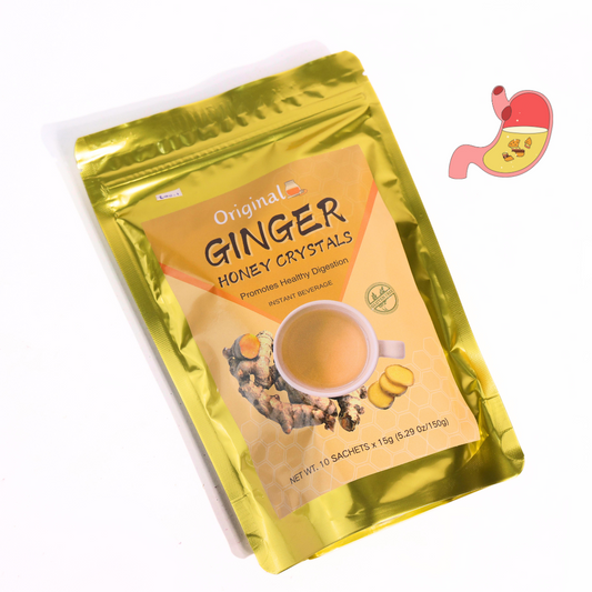 GINGER HONEY CRYSTALS - 10 SACHETS