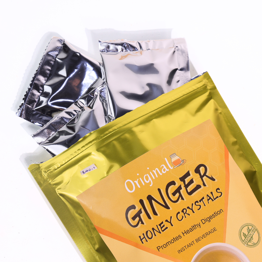 GINGER HONEY CRYSTALS - 10 SACHETS