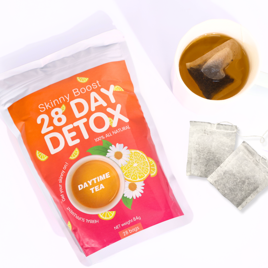 Detox and stomach clearing tea with honey and lemon - 28 BAGS